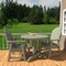 Highwood Usa Hamilton 3pc Round Outdoor Patio Furniture Dining Set AD-DNA36-EUC - alternate 2